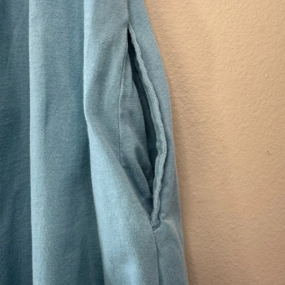MINI BODEN A Line Flutter Sleeve Dress 3-4 Delphinium Retro Blue Jersey Toddler - Picture 6 of 9
